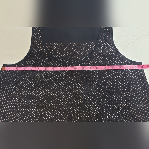 French Connection Women's Black and Tan Silk Sleevless Top Size 8 - Picture 11 of 13